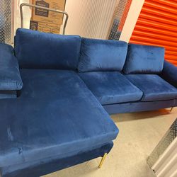 Velvet Sectional Sofa