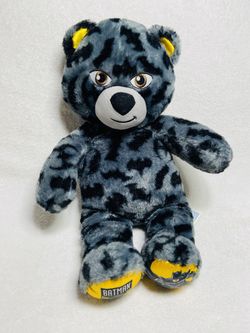 16” Build a Bear Batman 80 Years Teddy Bat Symbol Plush Teddy Bear
