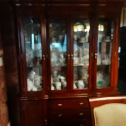 Dining Room Set With Hutch And Extended Table 