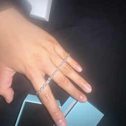 925 Sterling silver 7 Inch 4.2 MM Diamond Cut Anchor Bracelet