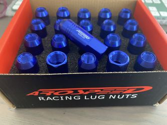 Arospeed Lug Nuts Blue  M12x1.25