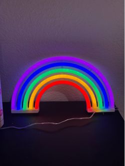 Rainbow LED Decorative Light Sign 🌈