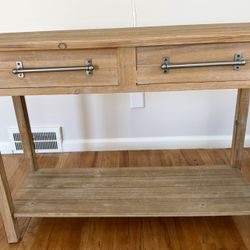 Rustic Farmhouse Console Table - $110