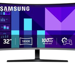 32in Samsung Curved Monitor 100hz