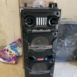 High Powered Speaker System - Double 10” Woofer