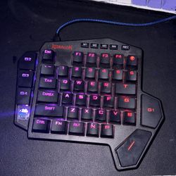 Red Dragon One Handed Mechanical Keyboard 