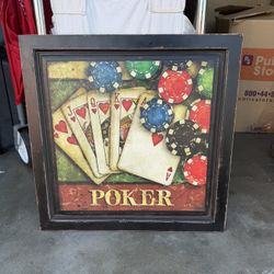 Poker Picture Decor 