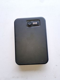 Small Black Combination Lock Box