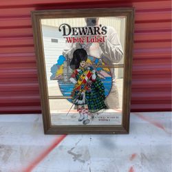 Dewar’s White Label Bar Mirror 