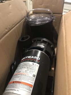 Brand new Hayward pool pump 1.5 horsepower. New in box $200.00 firm