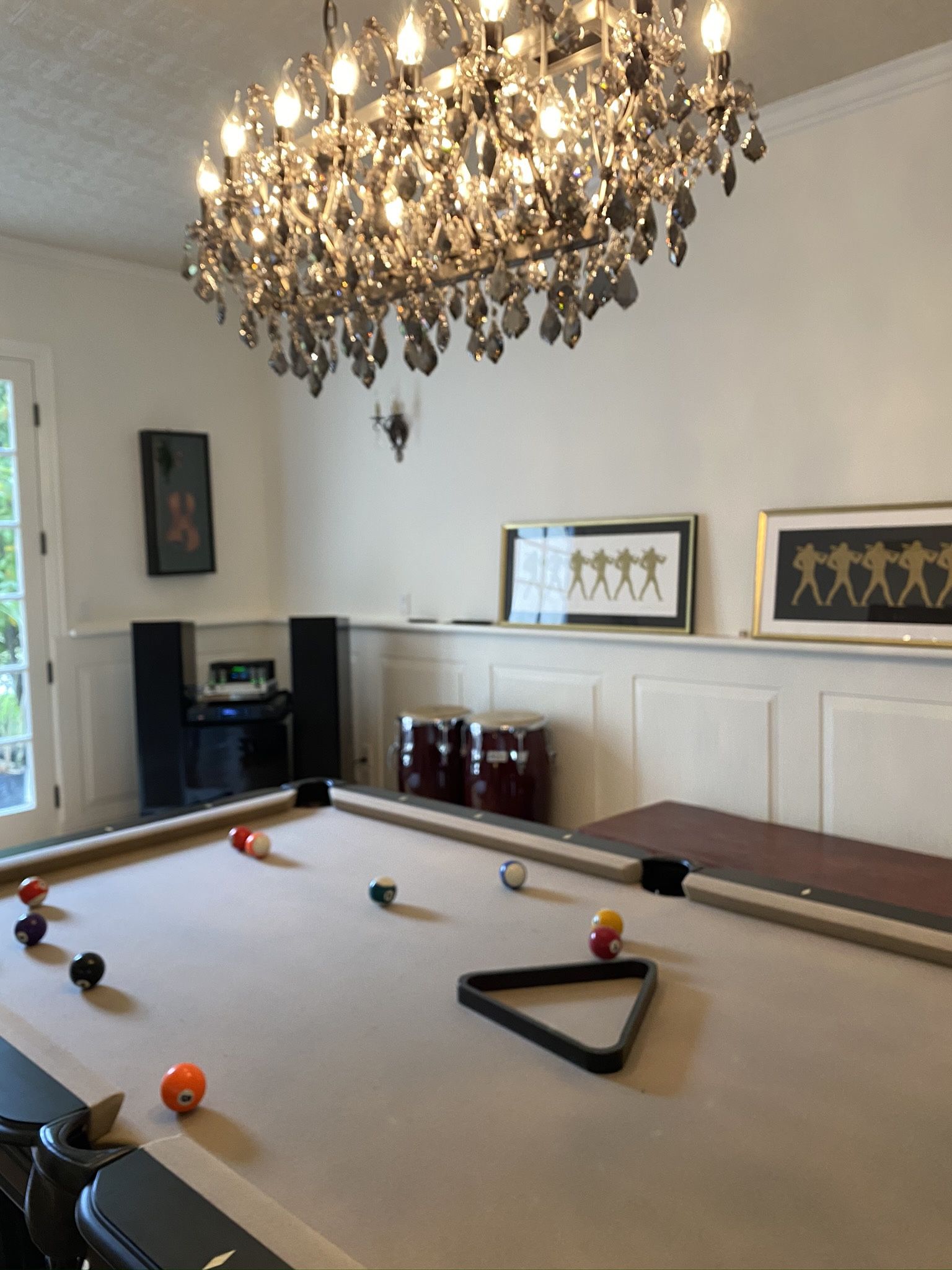 Pool Table. Concrete Slab Under Felt 