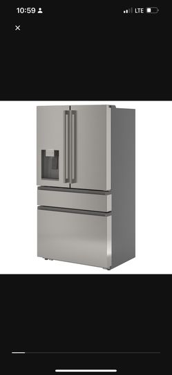 French Door Refrigerador, Stainles Steel 22cu