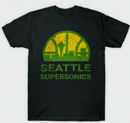 Sale***Seattle SuperSonics vintage style soft cotton shirts***READ BELOW