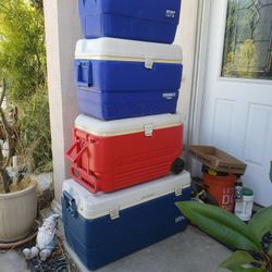 IGLOO COOLERS - 94, 70, 50 & 36 PACKAGE DEAL!