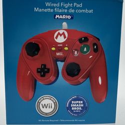 Mario Wii U Controller Fight Pad
