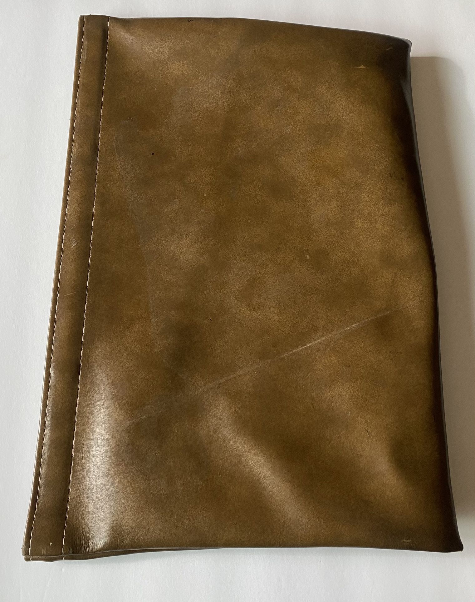 Vintage HAZEL hinged leather document Holder