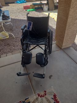 Used 1 Year Old Drive Silver Sport 2 Whl. Chair