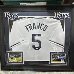 Wander Franco - Tampa Bay Rays - signed jersey 