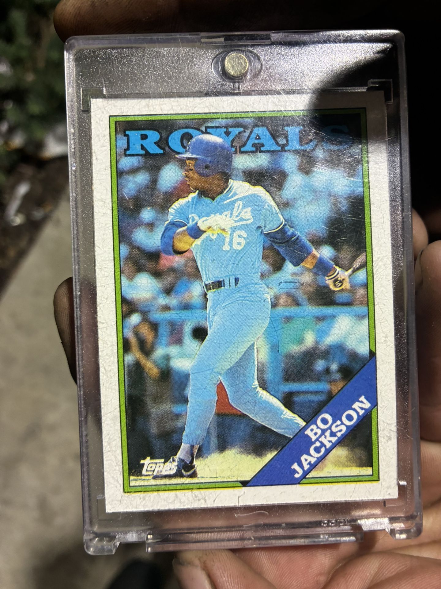 Authentic Bo Jackson card 1986