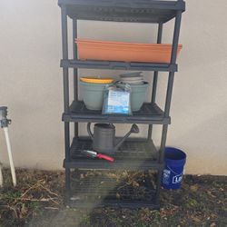 5 Level Shelves 13 Gardening Pots Water Dispenser For Plants , Frost Protection Cover Bag, Gardening Spoon