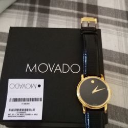 Movado Museum Classic Leather Watch - Like New - 38MM 