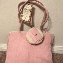 Pink Purse with Wristlet