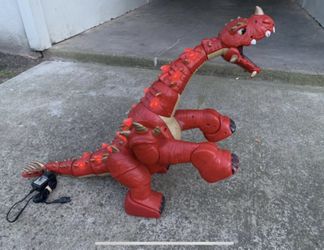 Fisher-Price Imaginext Spike the Ultra Dinosaur RED Battery & Remote