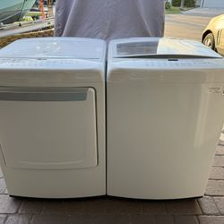 LIKE NEW LG WASHER AND DRYER