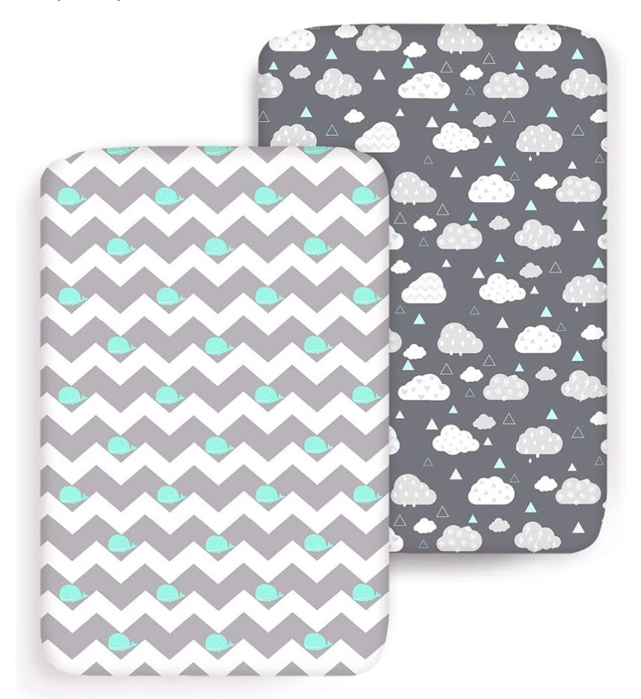 Pack n Play Playard Sheets 2 Pack for Mini Crib Sheet Set,Pack n Play ...
