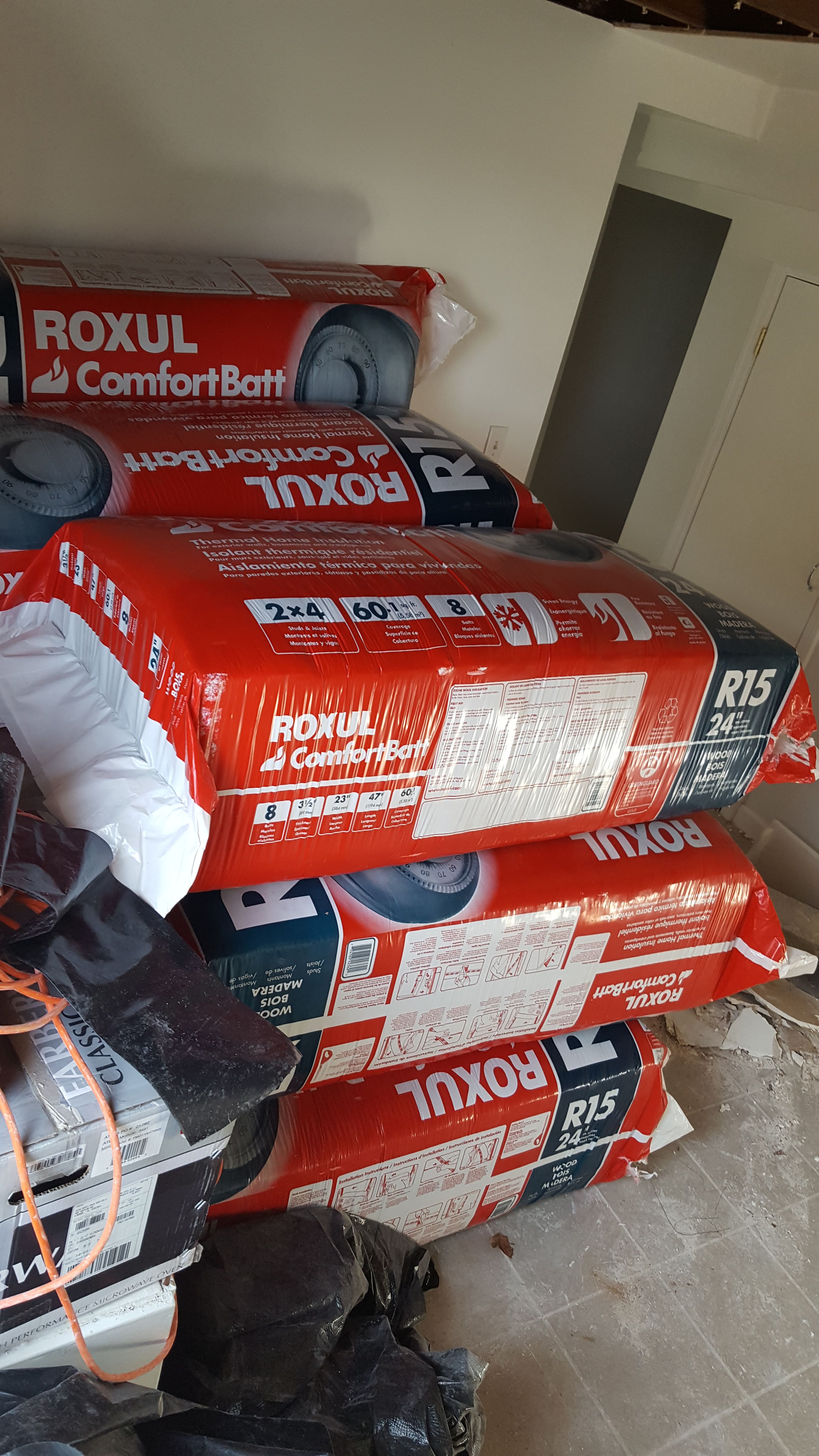 Roxul Comfortbatt Insulation r14 24 60 sq ft.