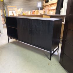 Black Cabinet (multiple possible use) TV Stand, Console, Entryway or other
