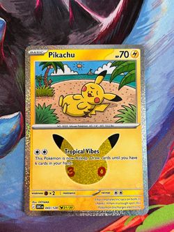 Pikachu #43 Pokemon TCG 30th Celebration Anniversary