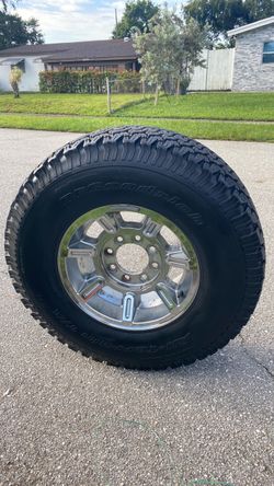 Tire and rim 315/70/17