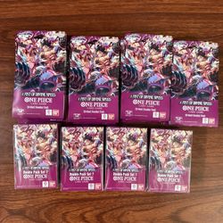One Piece Trading Card Game A Fist Of Divine Speed Double Pack Set 7 & 12 Card Booster Pack