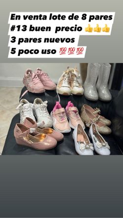 Lote de 8 Zapatos