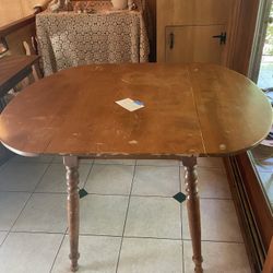 Drop Leaf Solid Wood Table
