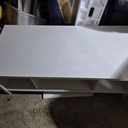 Nice White TV Console / Coffee Table 
