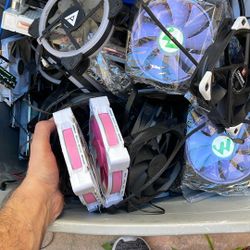 Computer PC Bin Filled With Parts