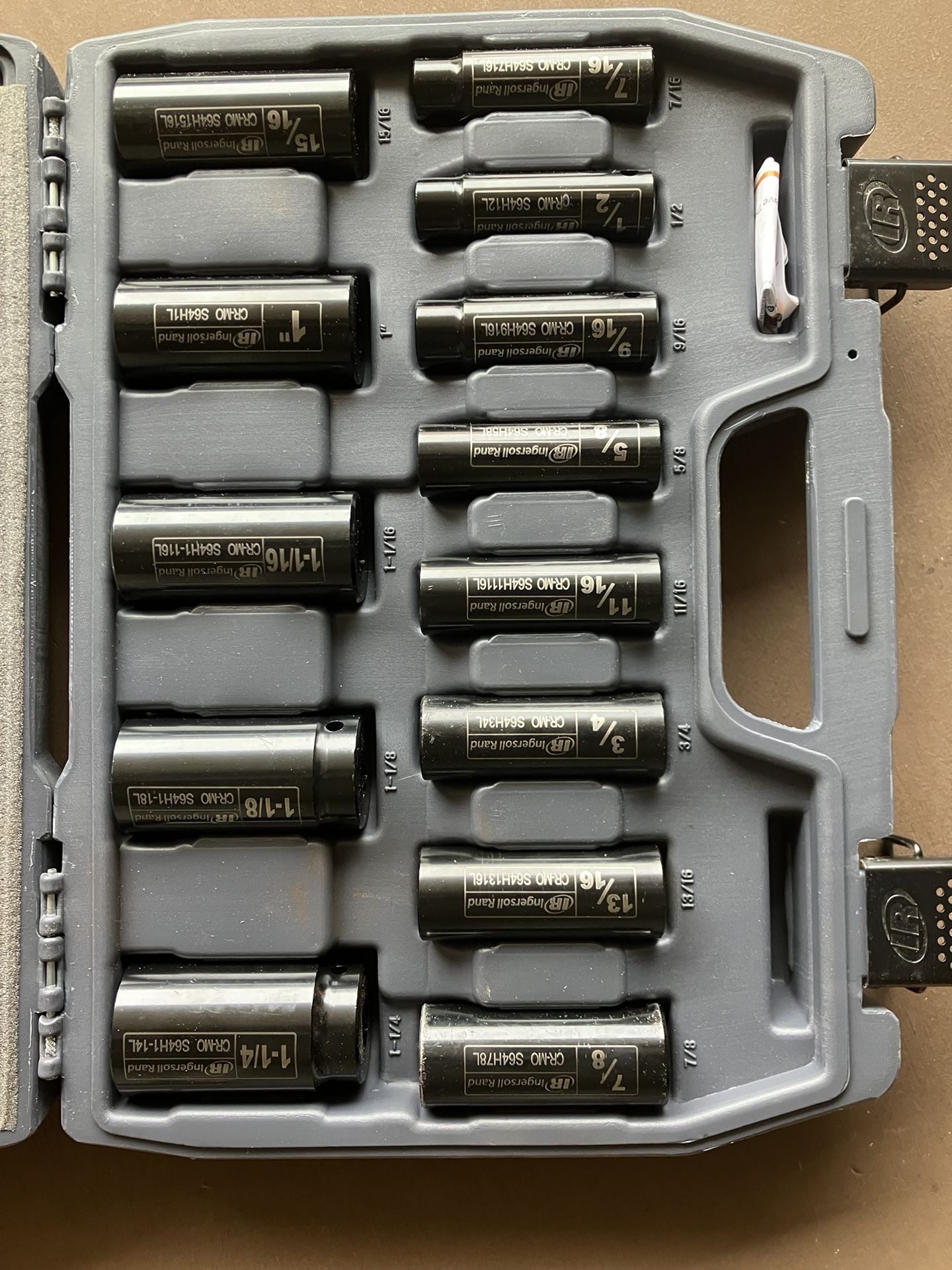 Deep 1/2 Inch Sockets Ingersoll Rand. New! $30 price is firm cash only.