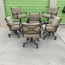 Kitchen Table With 4 Chairs And Two Bar Stools
