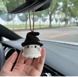 Accesorio de automóvil, para colgarse en el espejo retrovisor de Halloween￼