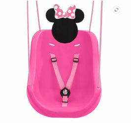 NEW Disney Minnie Mouse Baby Bucket Swing One Size Pink and Black