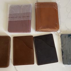 Leather Wallets And Card Holders New