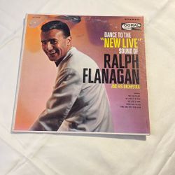 RALPH FLANAGAN: dance to the new live sound CORAL 12" LP 33 RPM