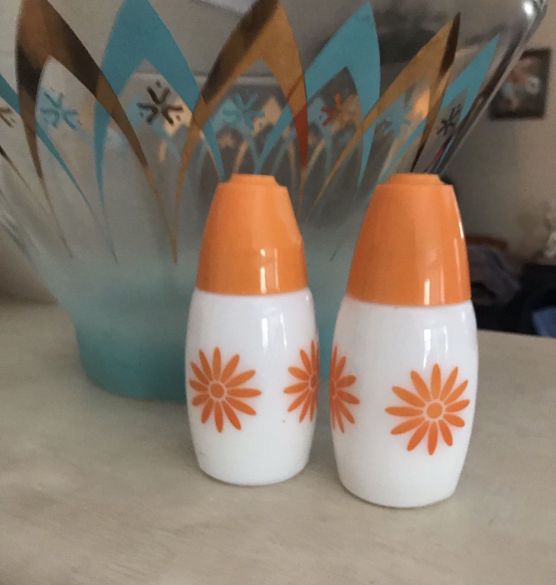 Pyrex salt and pepper shakers