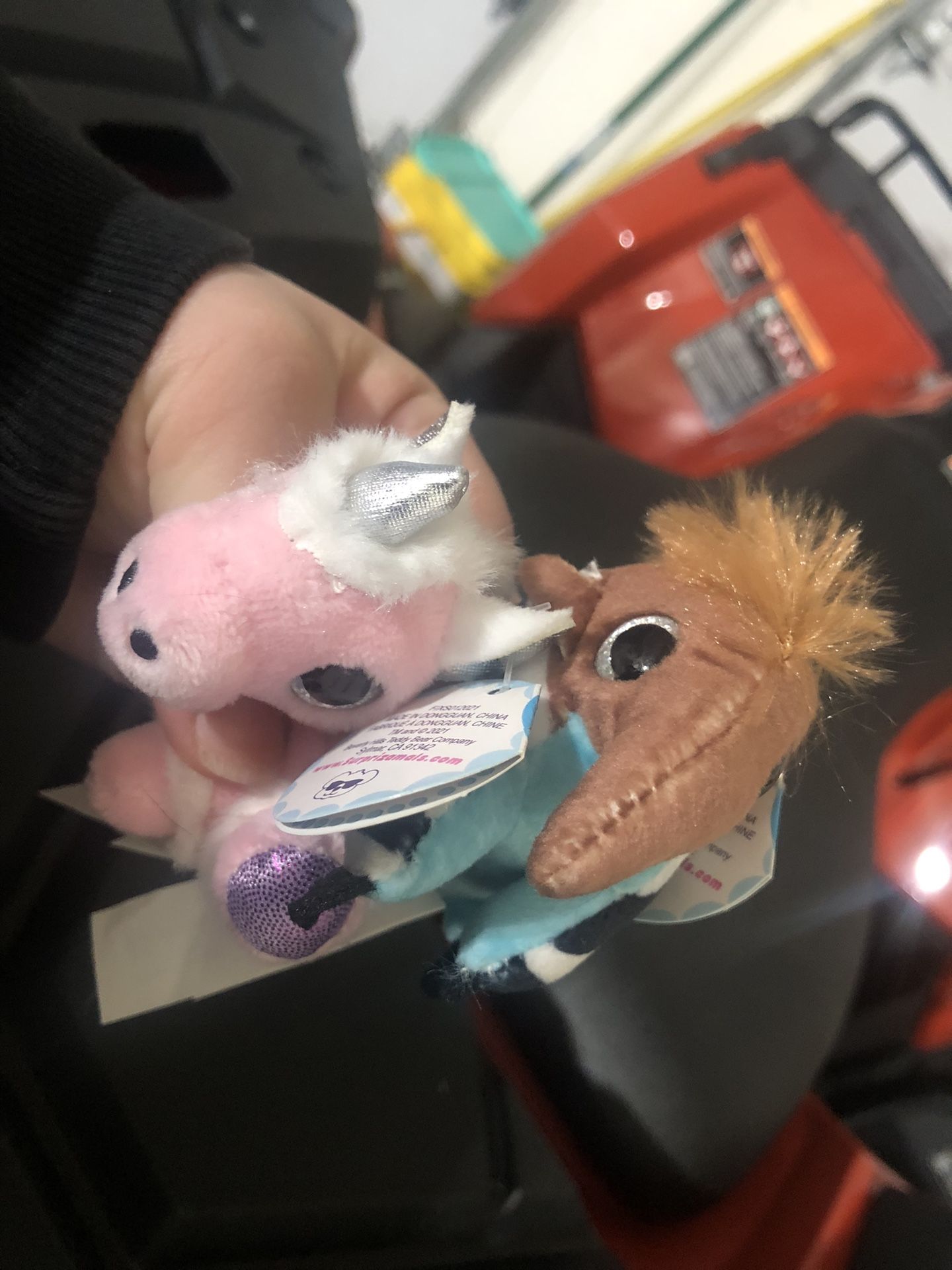 Pair Of Surprizamals Mini Plushies