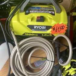 Sunday Sale !!!! Ryobi 1800 Psi Pressure Washer New Open Box 