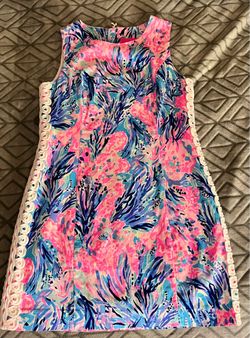 Lilly Pulitzer Shift Dress Tropical Print