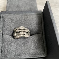 David Yurman Diamond Cable Ring 