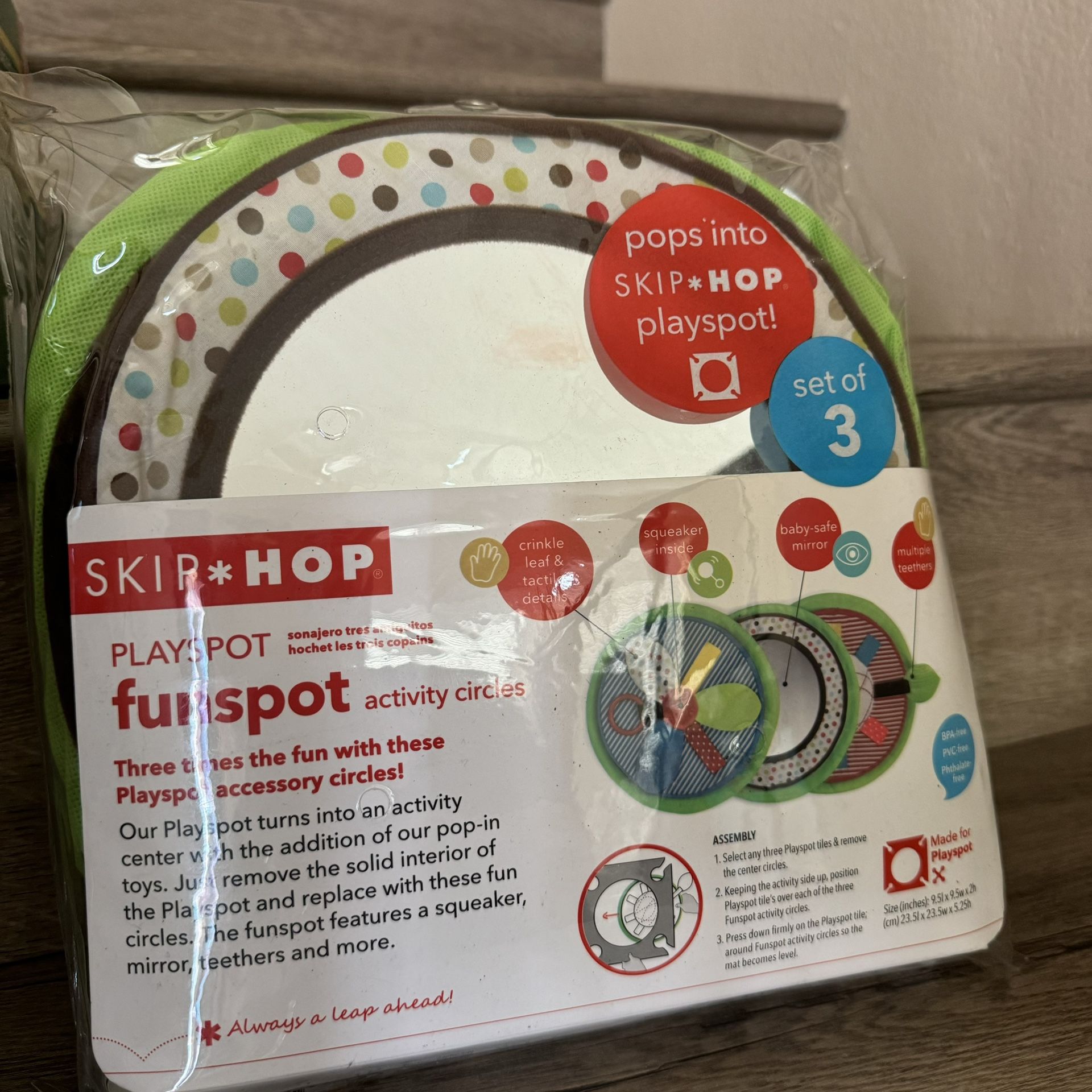 ⭕Skip Hop Playspot Funspot Activity Circles for 3M+ New In Package
